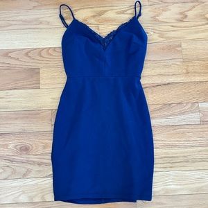 Lush Blue Bodycon Dress Size Small